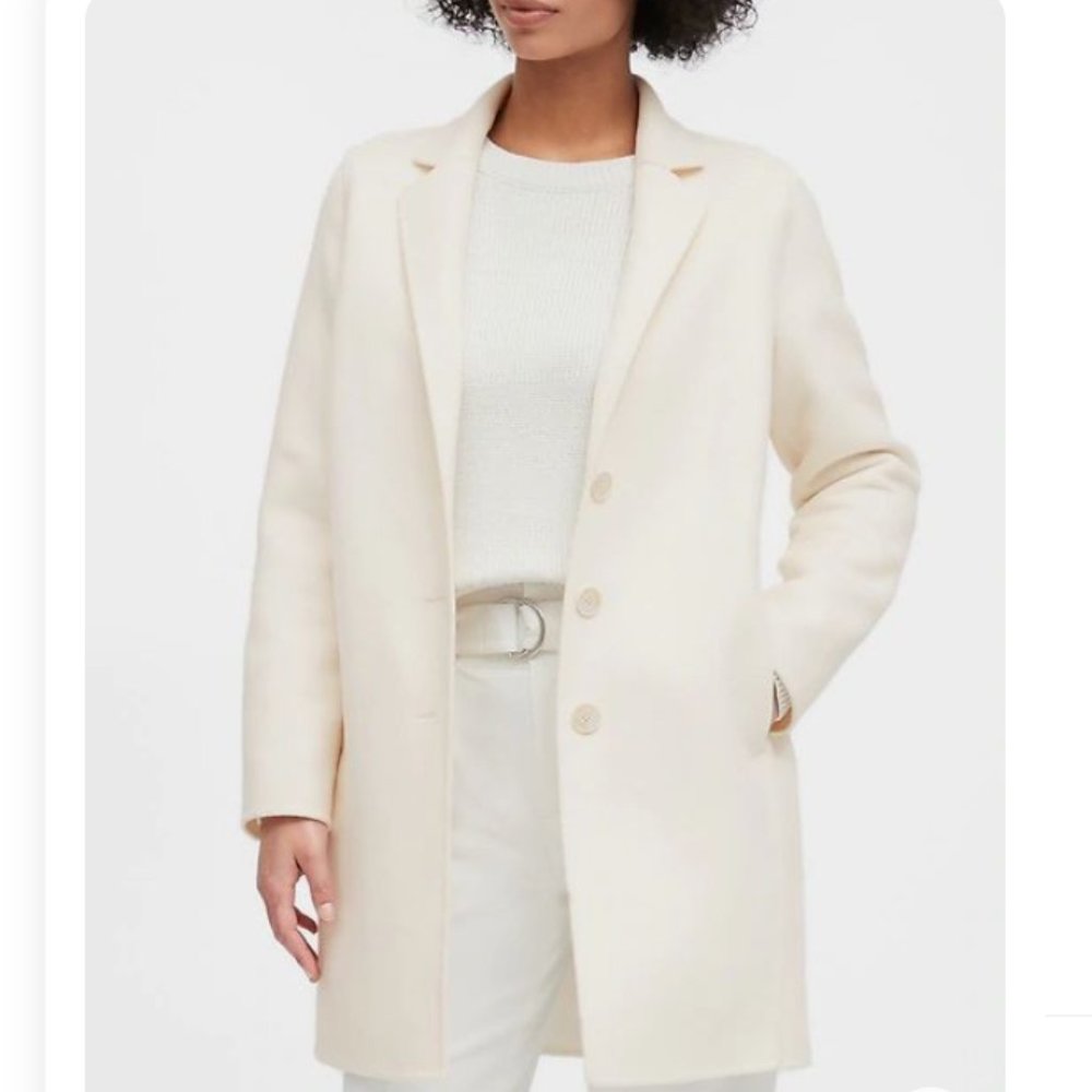 Banana Republic Unlined Double-Faced Topcoat